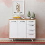 Hanah Home Armario Multiusos Waga Roble y Blanco